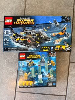 2 Retired LEGO DC Super Heroes Sets – NEW SEALED – 76034 + 76085