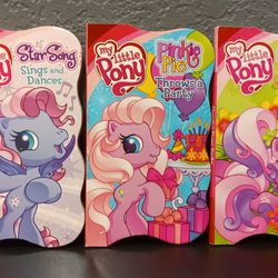 5" x 8 1/2" My Little Pony 🐎 board books