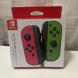 Nintendo Switch Joy-Con (L)/(R) - Neon Pink/Neon Green New Sealed