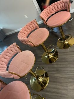 Pink Barstools 220$