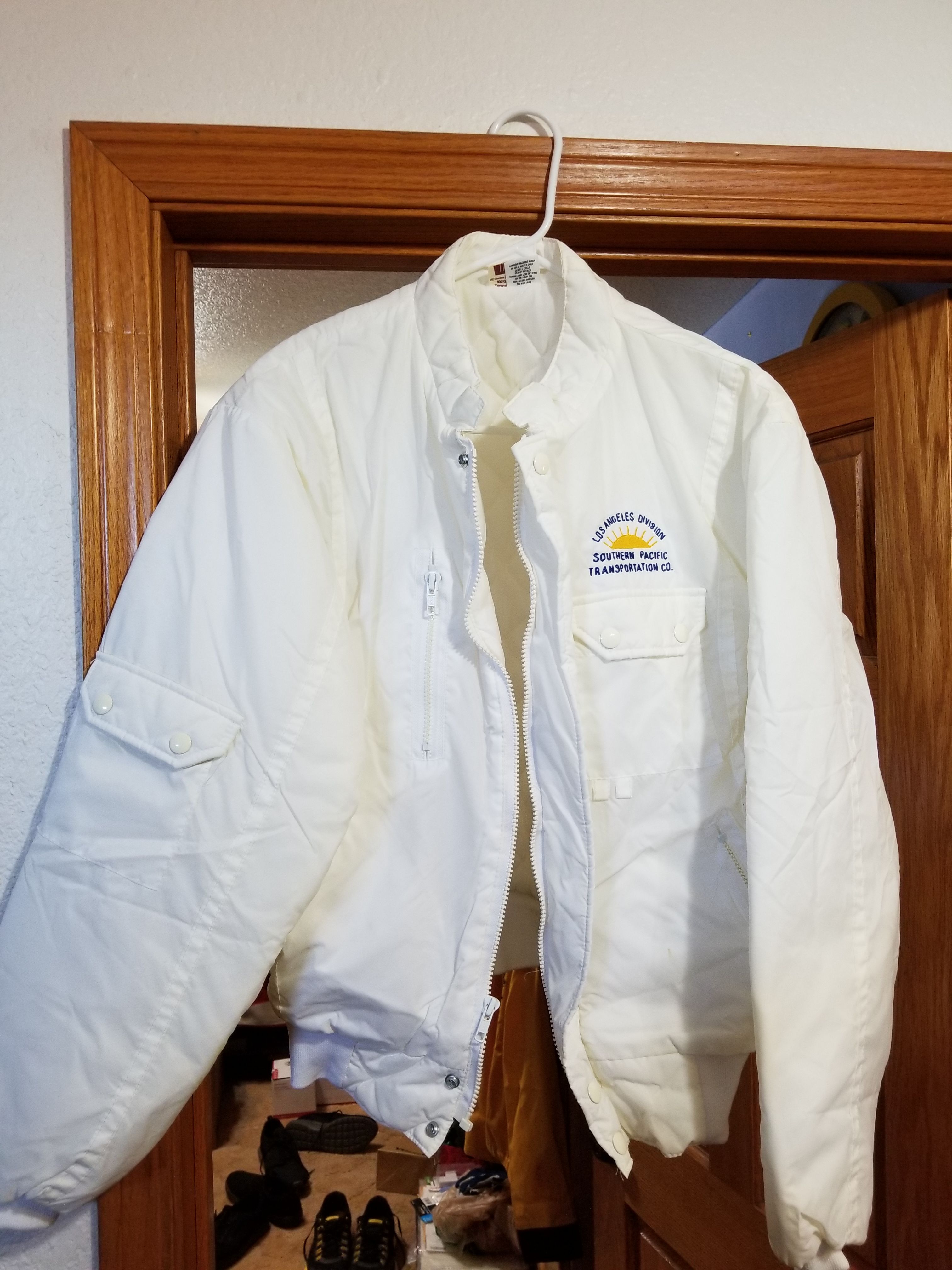 ackets Railroad jackets, Dodgers jersey, Levi jackets winter jackets mint condition