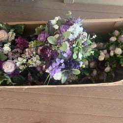 Silk Floral Arrangements Entire Lot 