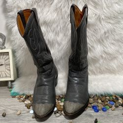  Chisholm Grey Western Cowboy Boot - Men's 8.5 D