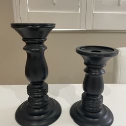 pillar candle holders.