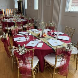 Table Covers, Runners, Chair Sashes