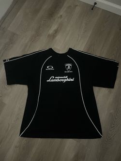 Balenciaga Automobil Lamborghini Soccer Oversized T-shirt "Black"