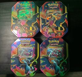 Pokemon Mega Charizard Tins