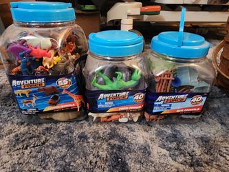 3 Partial Adventure Force Animal Playsets Hatty Potter decor