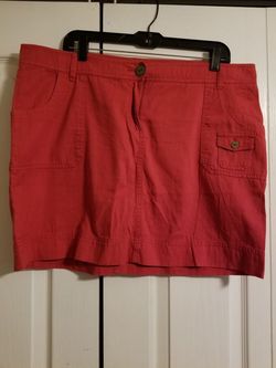 Coral Tommy Hilfiger skirt, Size 16