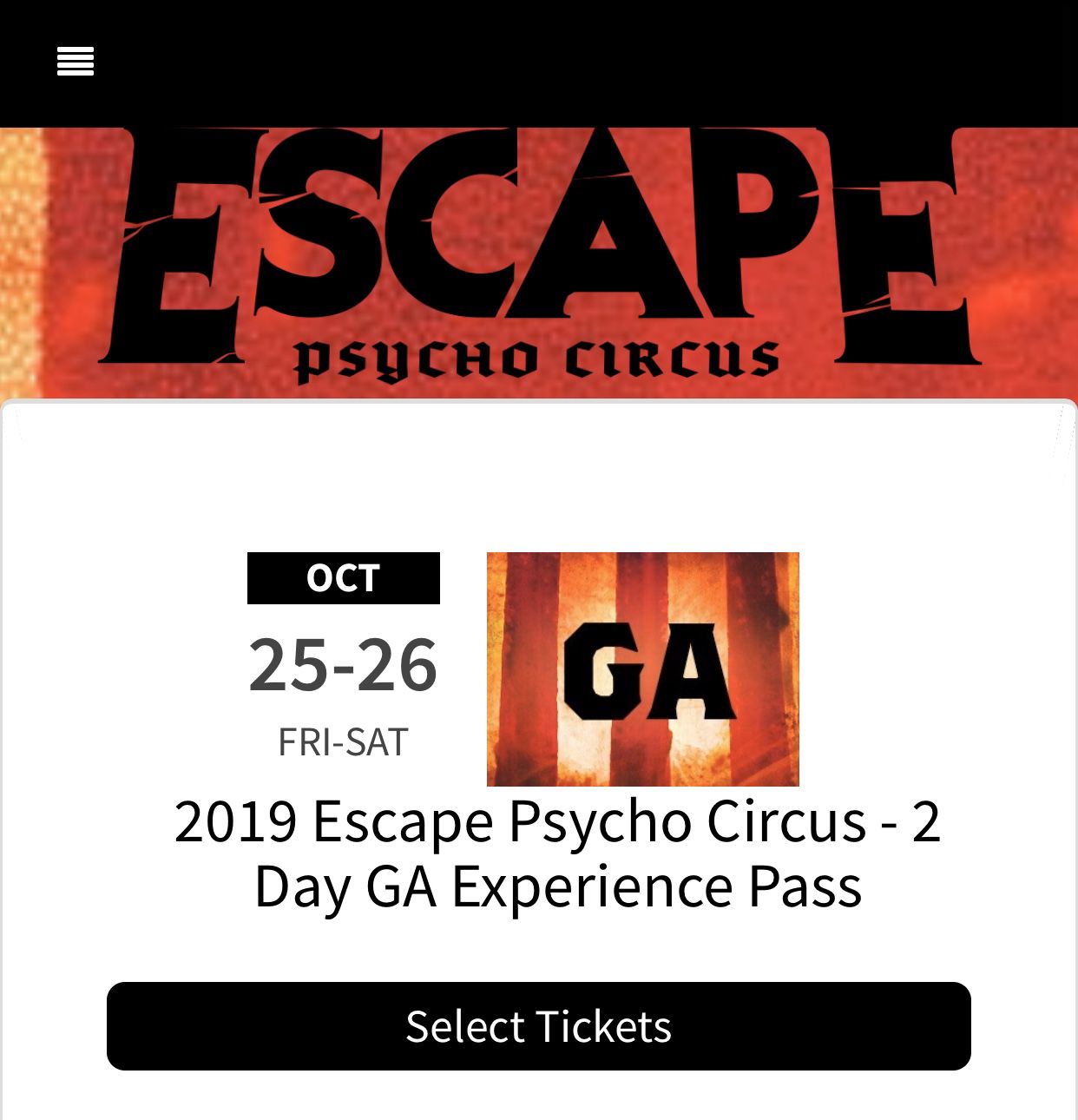 Escape psycho circus