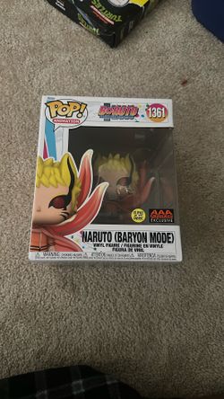 2023 Baryon Mode Naruto Funko Pop GITD AAA Exclusive