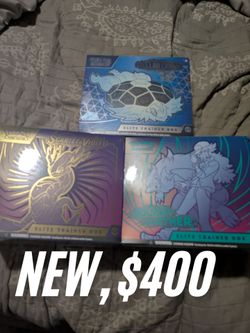 Pokemon Various Elite Trainer Boxes, New And Sealed