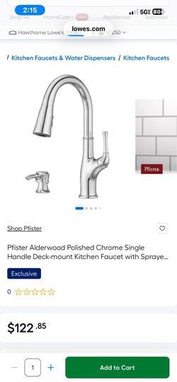 Alderwood faucet