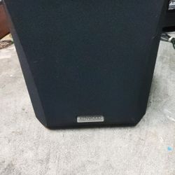 Kenwood SW-32HT Powered Subwoofer Home Theater Bass 160w Loud 12" Black Powerful