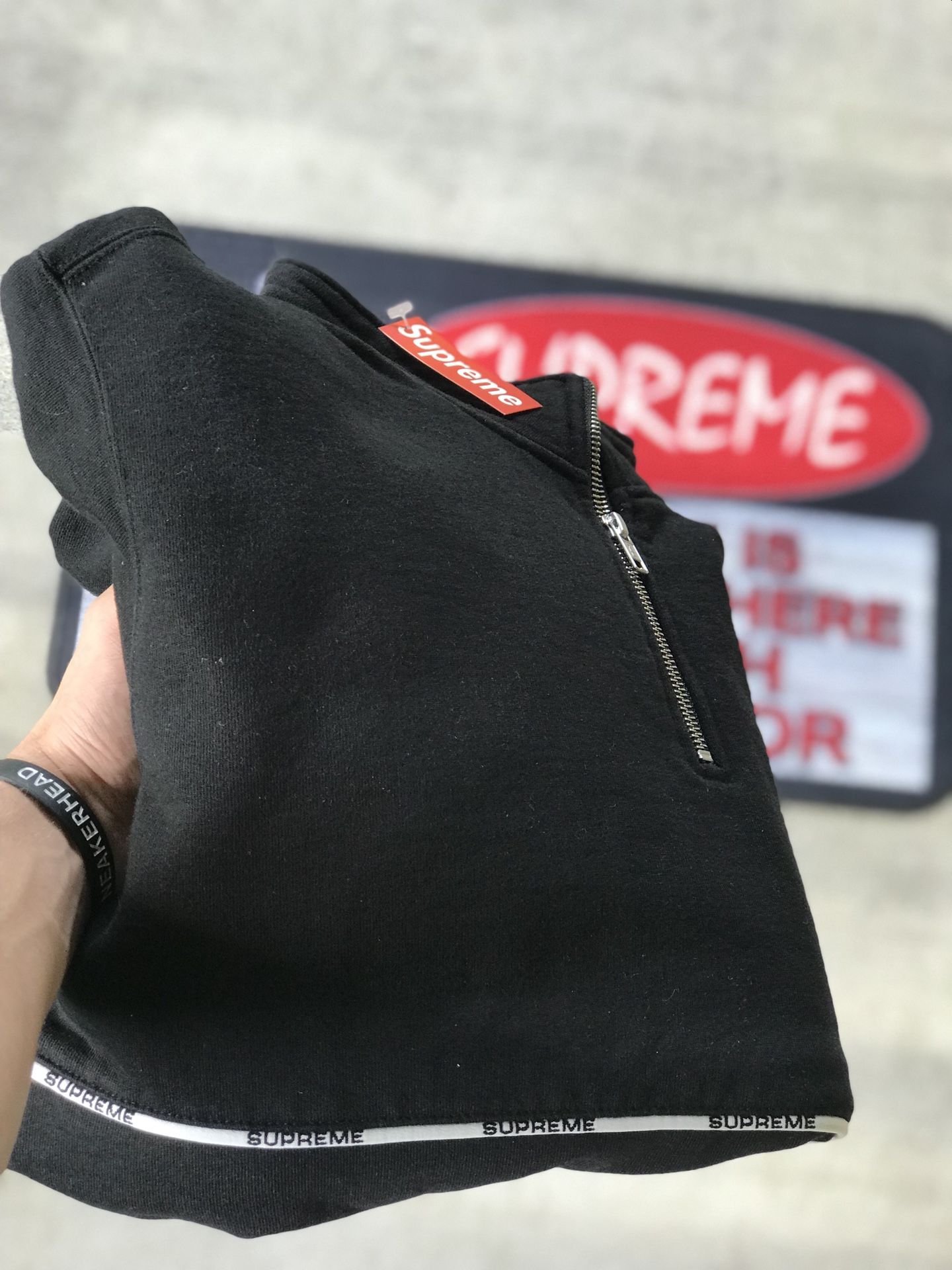 Supreme logo piping half zip sweatshirt for Sale in Callahan, FL - OfferUp