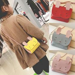New cute bunny leather little girl bags 3 pcs