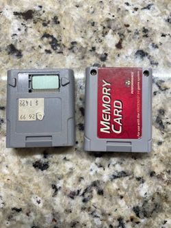 Nintendo 64 N64 Memory Cards