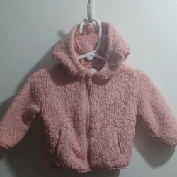 Toddler Pink Sherpa Sweater
