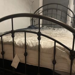 Bed Frame Mattress And Box 100$