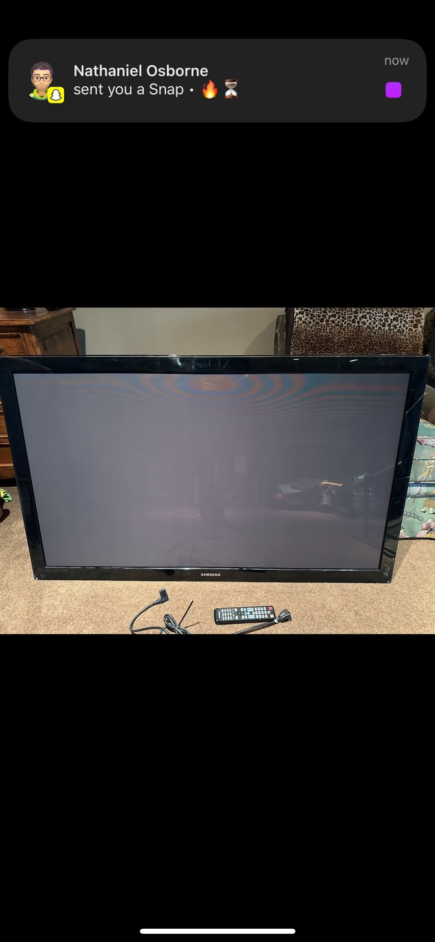 Samsung Plasma Flat Screen 60”