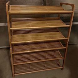 3-Tier Bamboo Shoe Shelf