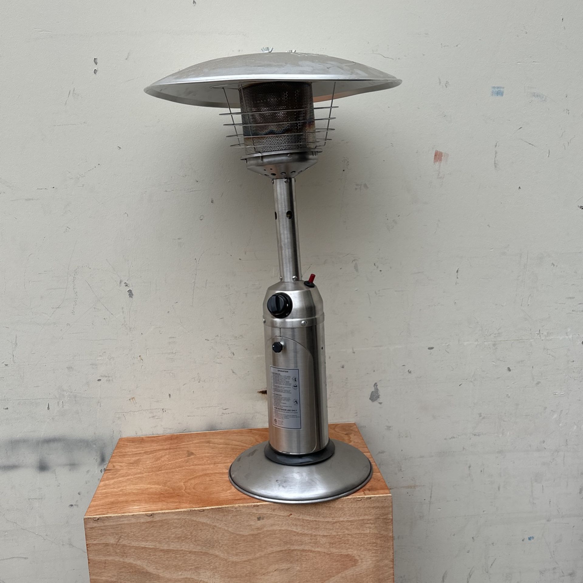 Table Top Patio Outdoor Stainless Heater 36” Propane Lp Heater