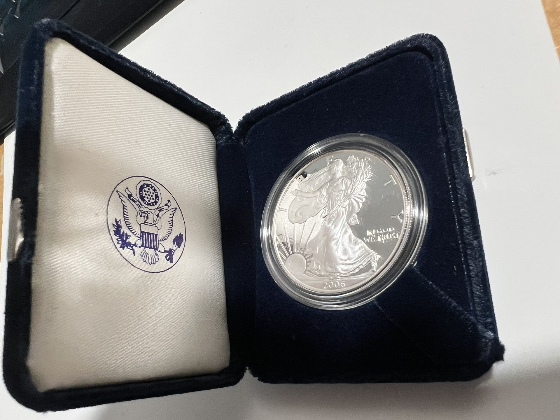 2006 W. Mint 1 oz Silver Proof Walking Liberty/American Eagle (w/box, OGP/COA)