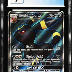 CGC 9 Umbreon GX 2017 Sun & Moon 142/149 Ultra Rare Holo Pokemon Full Art