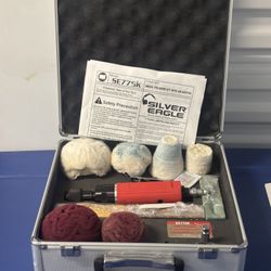 Matco Tools 10 PIECE PNEUMATIC SILVER EAGLER POLISHING KIT WITH AIR BUFFER