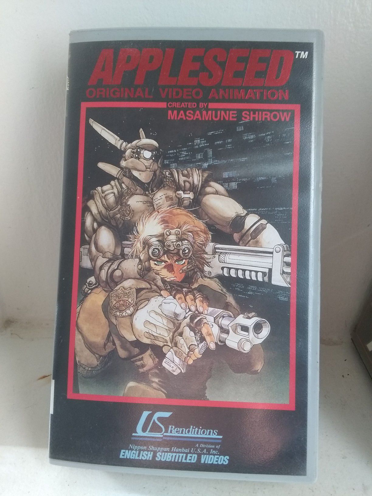 Appleseed (VHS, 1991) U.S. Renditions Cyberpunk Anime VHS Masamune Shirow