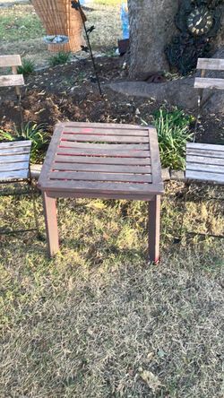 Mesa de jardín
