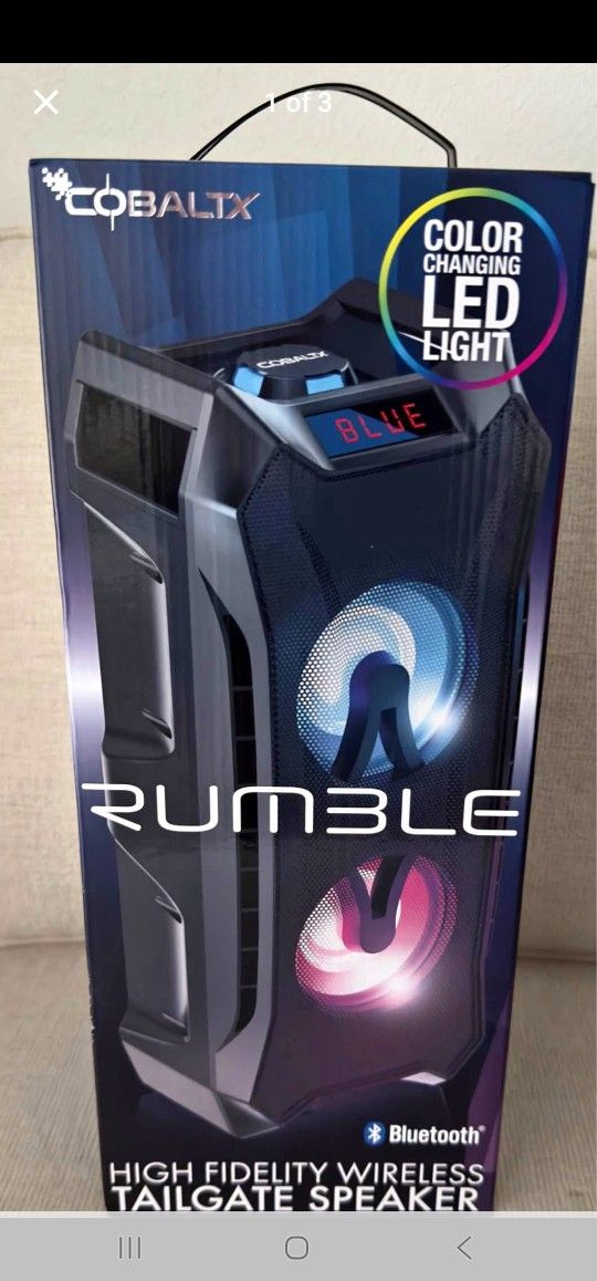 New CobaltX Bluetooth 🔊 Speaker