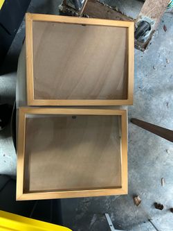 8/10. 11/14. Wood picture frames