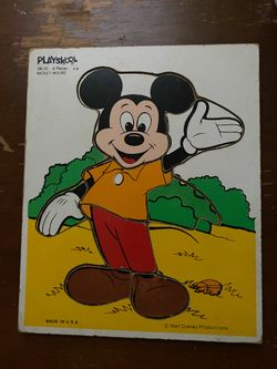 Vintage Disney Playskool puzzles
