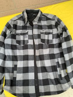 Hurly black/grey checkered flannel