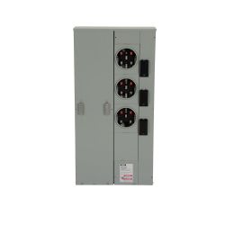 Three Meter 3 socket main electrical panel pack 400amp