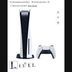 Sony CFI-1215A PlayStation PS5 Gaming Console (Disc Version)
