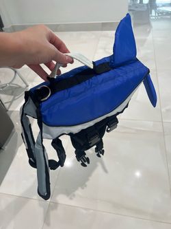 Shark dog life jacket for swimming Small