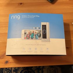 Ring Video Doorbell Pro - 125 Obo Hardly Used