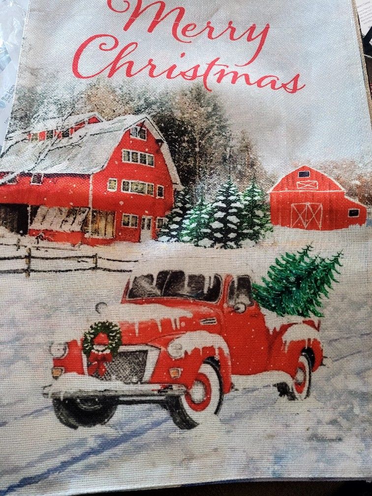 Christmas + 5 Other Garden Flag 12x18 Inch