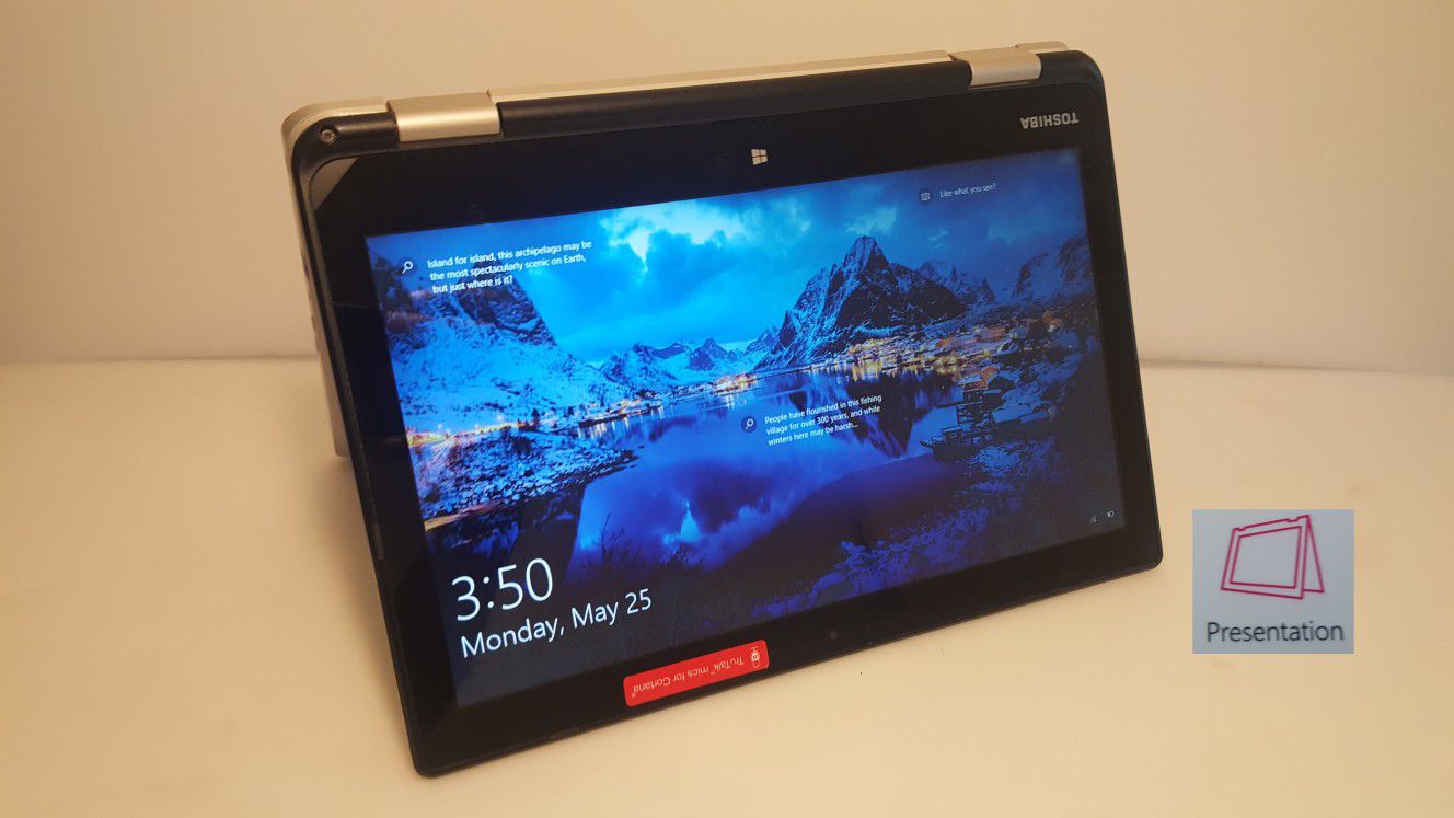 Toshiba 11.6 touchscreen laptop