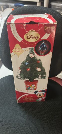 Vintage Disney 18 inche fiber optic tree used