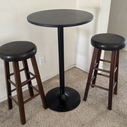 Table And Barstools 