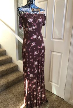 Maxi flowery dress size small