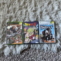Xbox Street And Street 2 Games/ Dragon Ball Z Uncut DVD