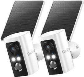 2K Wireless Outdoor Security Cameras (2-Pack) - Brand New