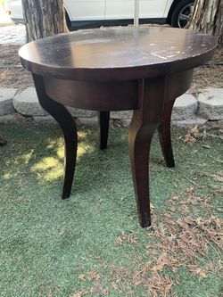 Solid Wood End Table