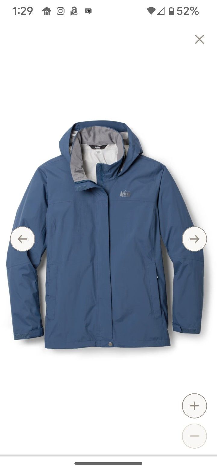 REI Rainier Rain Jacket Women's XS