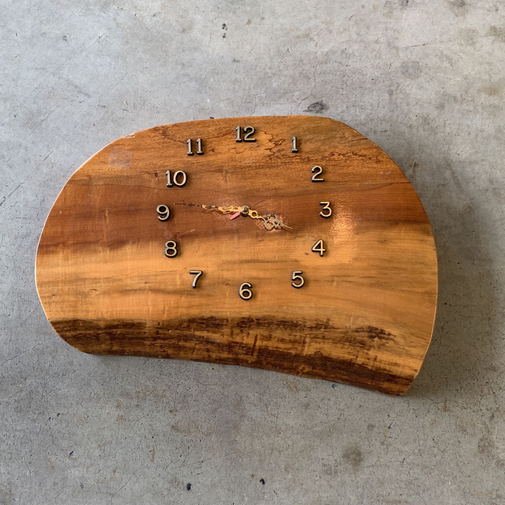 Oregon Myrtlewood Clock