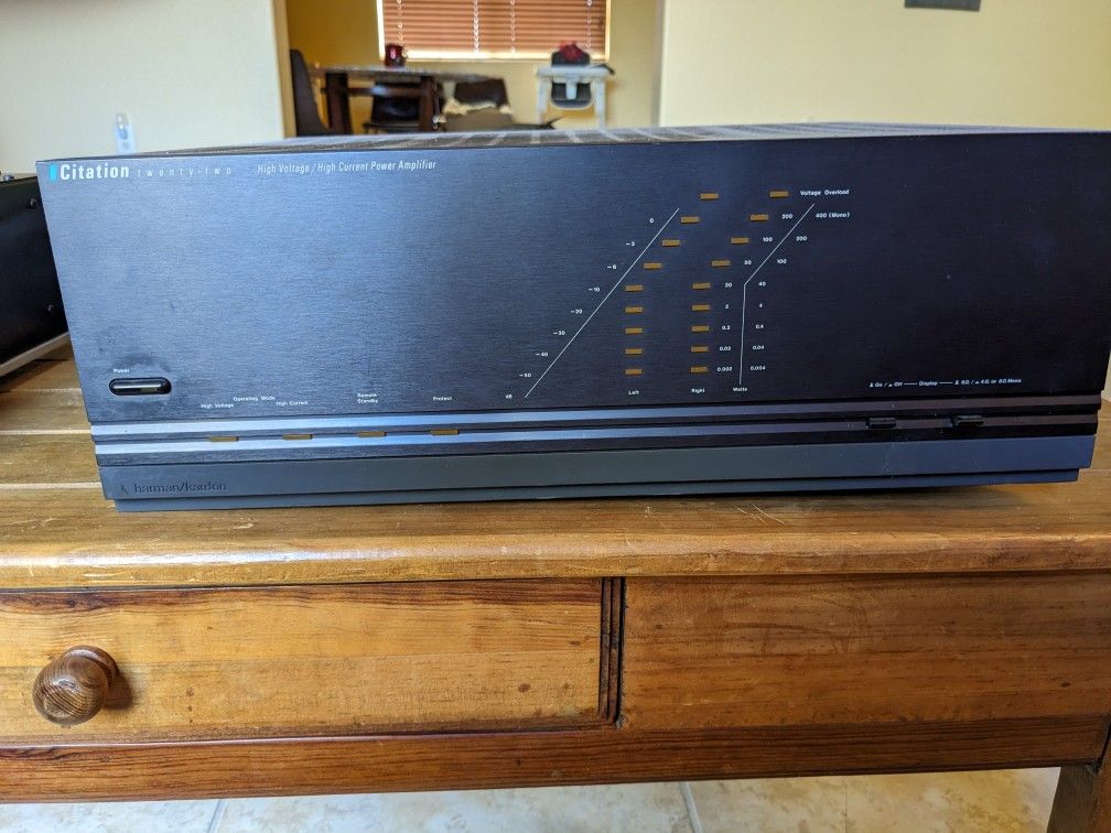 Harmon Kardon Citation 22 High Voltage High Current Power Amp